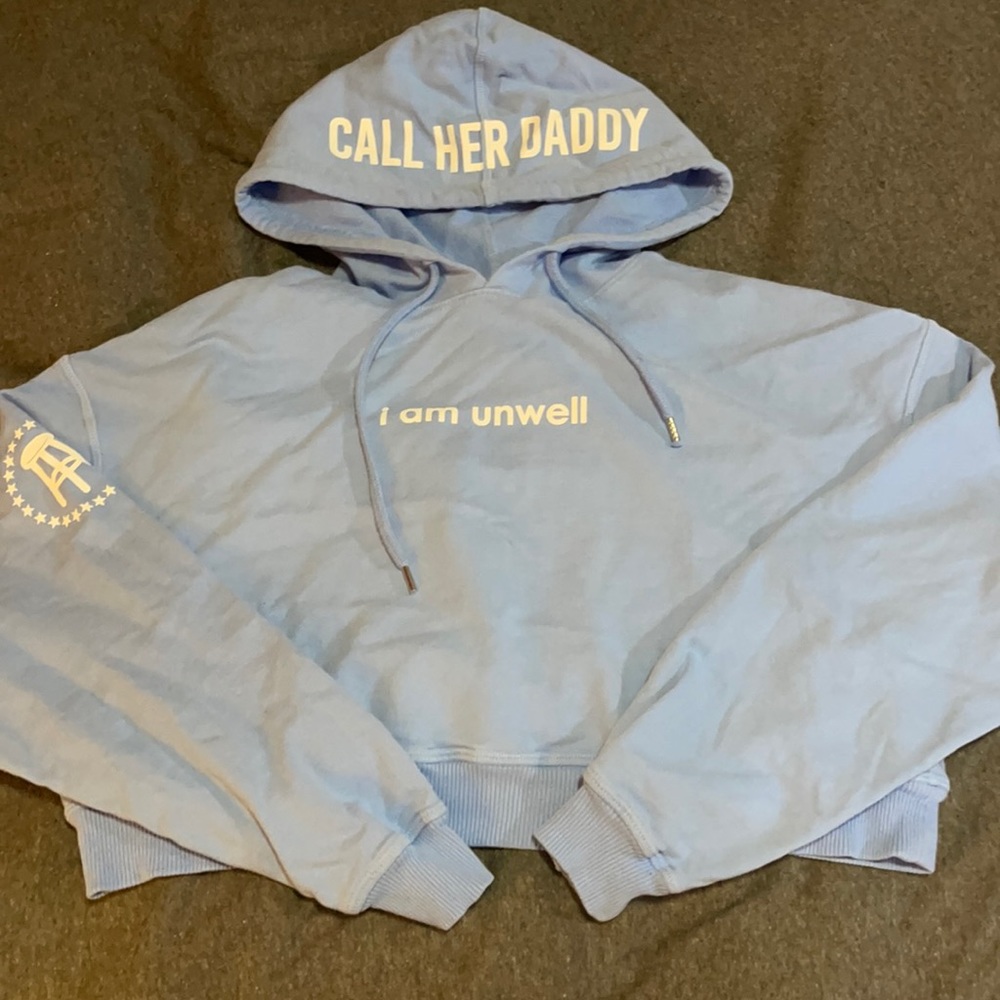 Unwell Cropped Call Her Daddy Sweatshirt